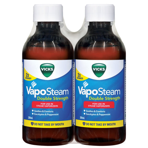 Vicks VapoSteam Double Strength Inhalant 2 x 200ml - SuperSaverAU - view 1