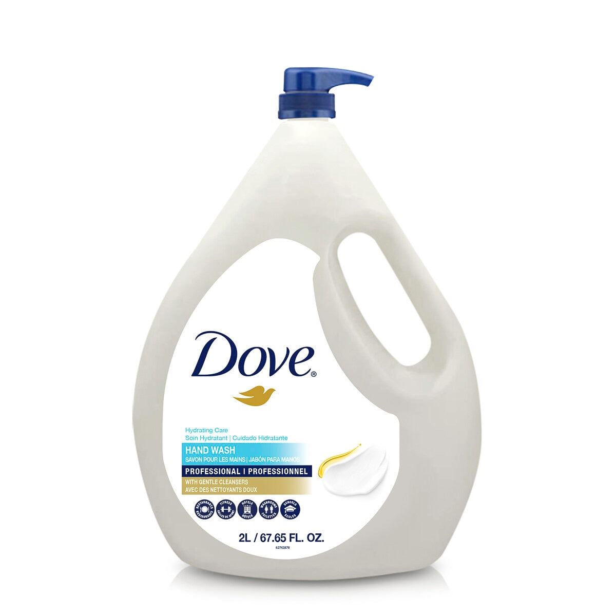 Dove Hand Wash 2L – Moisturising and Gentle Formula for Soft, Clean Hands - SuperSaverAU - view 1