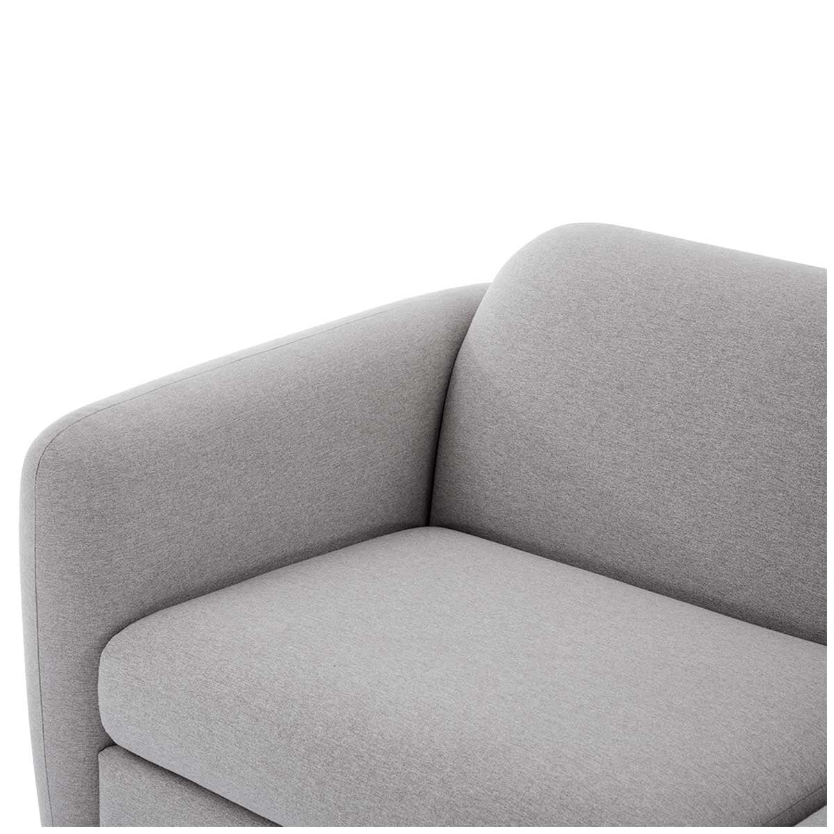 Fresh Industries 2.5 Seater Fabric Sofa with Removable Seat Cushions & Attached Back Cushion - SuperSaverAU - view 8