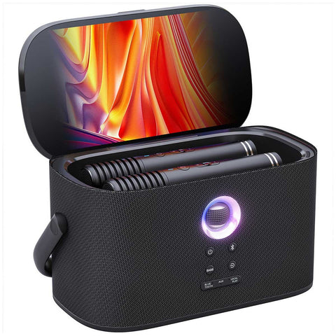 Ikarao Shell S2 Portable 140W Karaoke Speakers With 8 Inch TouchScreen Display IK-Shell-S2 - SuperSaverAU - view 1