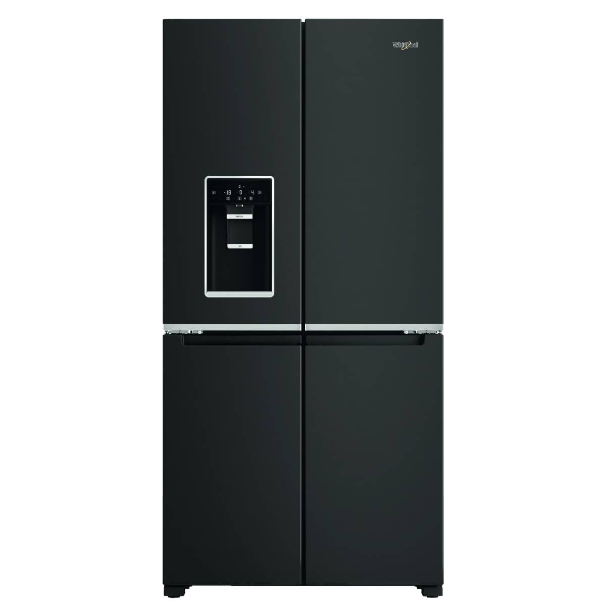 Whirlpool French Door Fridge Freezer - Black Stainless Steel, Ice and Water Dispenser - WQ70902TBX