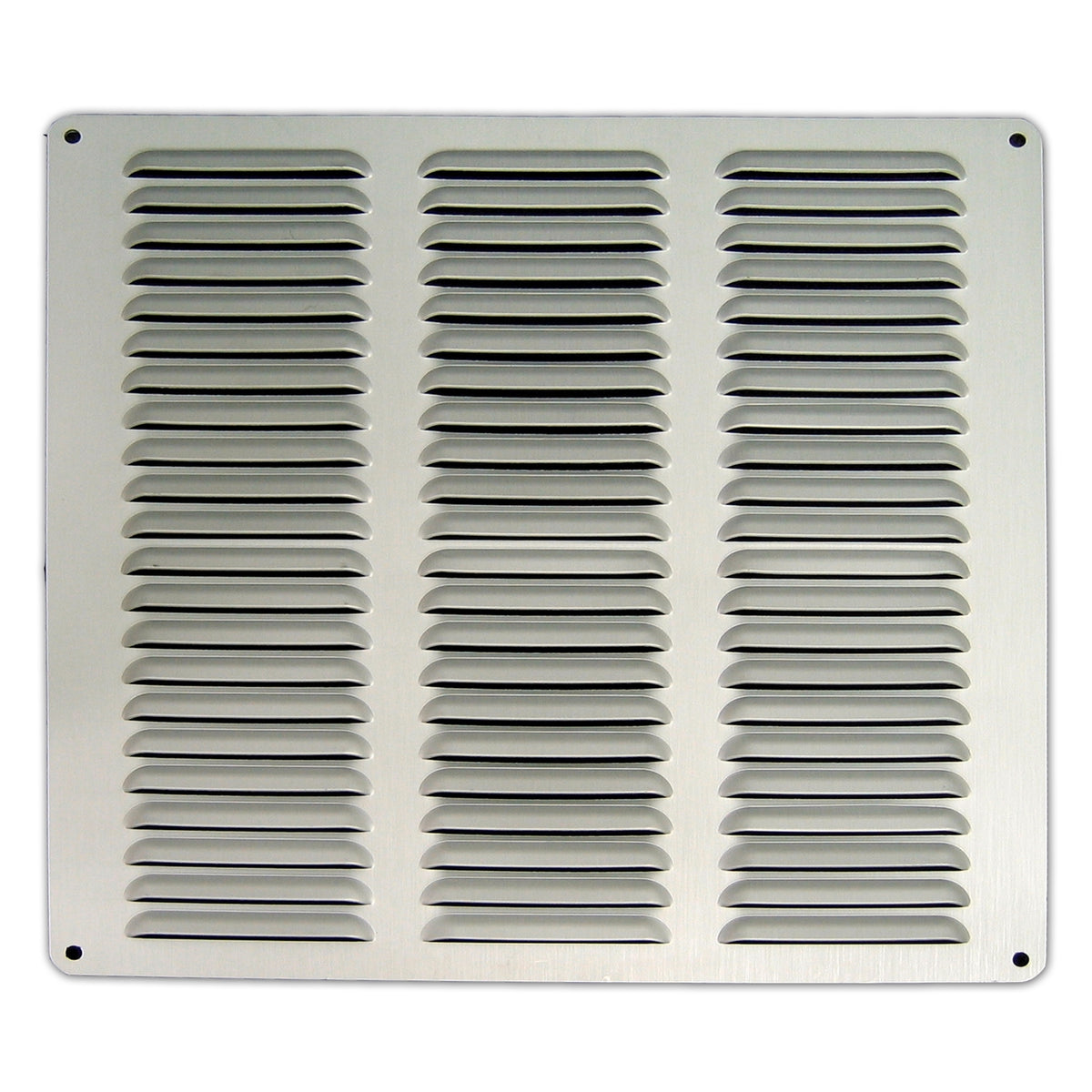 Haron 300 x 300mm Silver Anodised Aluminium Pressed Wall Vent