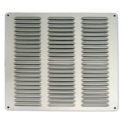Haron 300 x 300mm Silver Anodised Aluminium Pressed Wall Vent