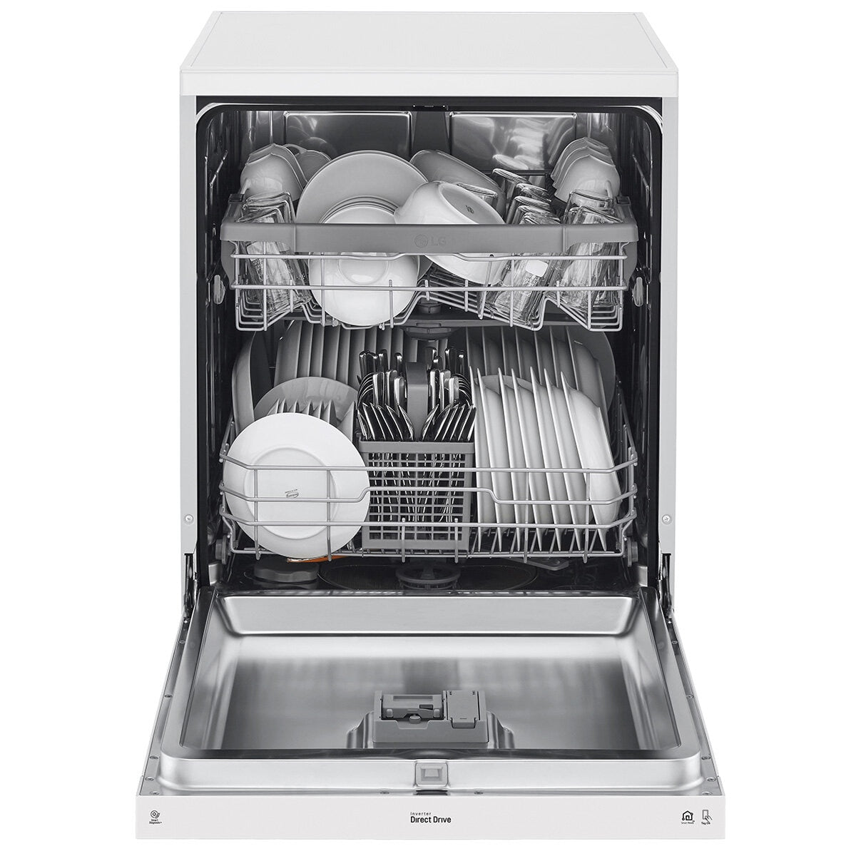 LG 14 Place Quad Wash Dishwasher XD5B14WHa - SuperSaverAU - view 5