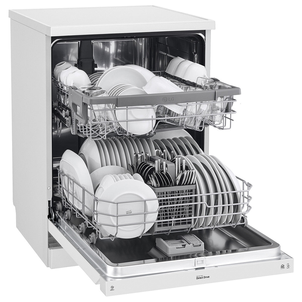 LG 14 Place Quad Wash Dishwasher XD5B14WHa - SuperSaverAU - view 8