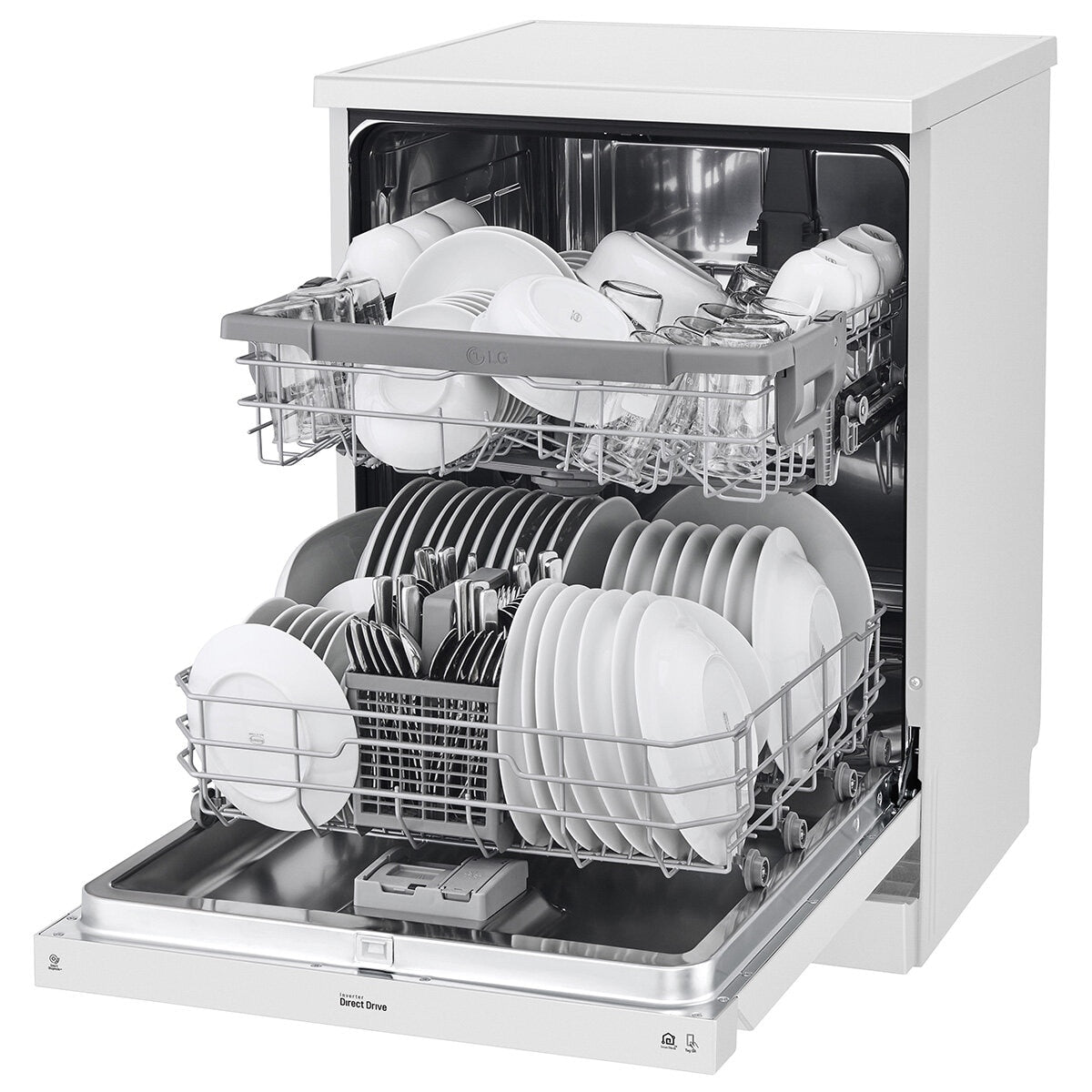 LG 14 Place Quad Wash Dishwasher XD5B14WHa - SuperSaverAU - view 9