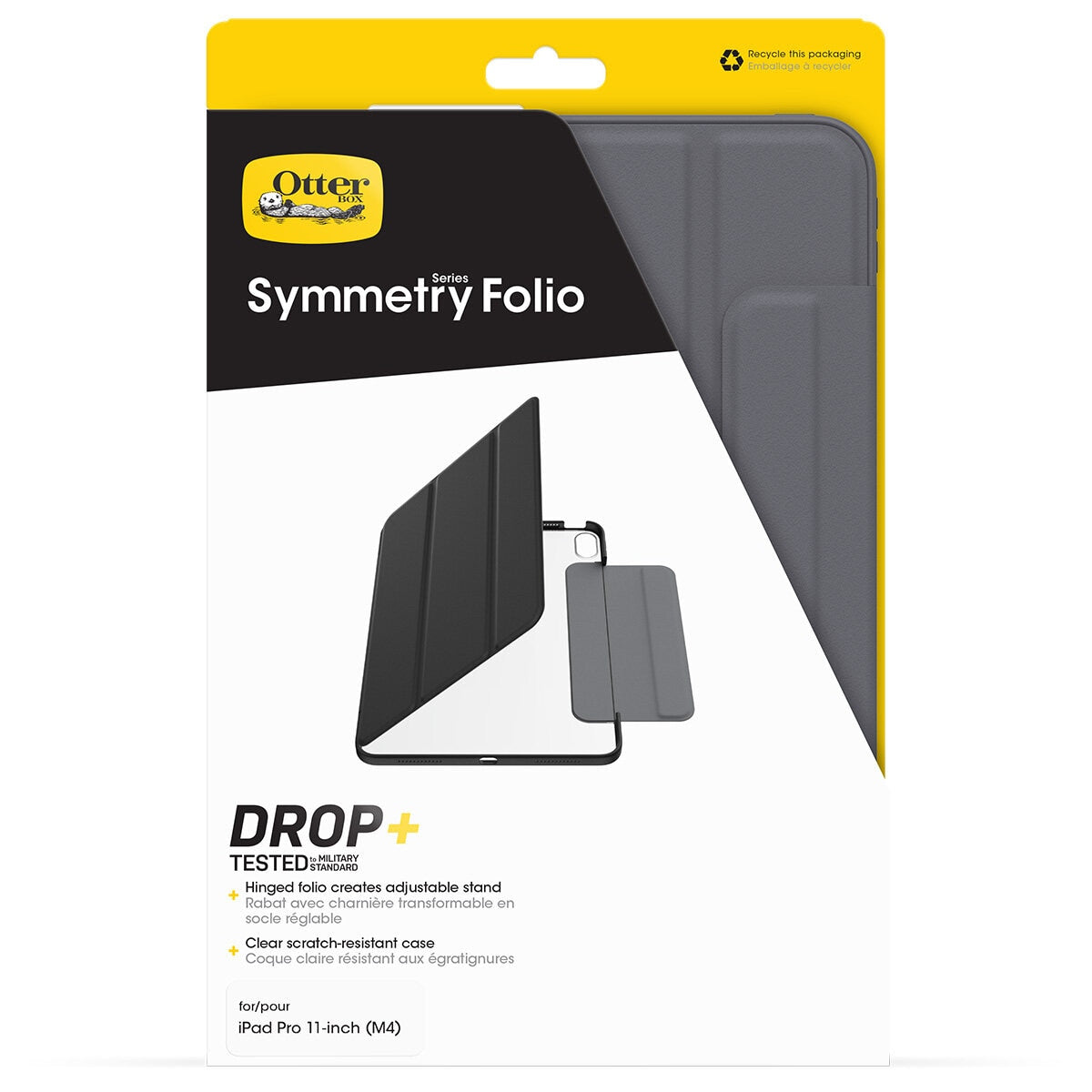 OtterBox Symmetry Folio Apple iPad Pro M4 5th Gen Case Thunderstorm Black 77-95257 - SuperSaverAU - view 9