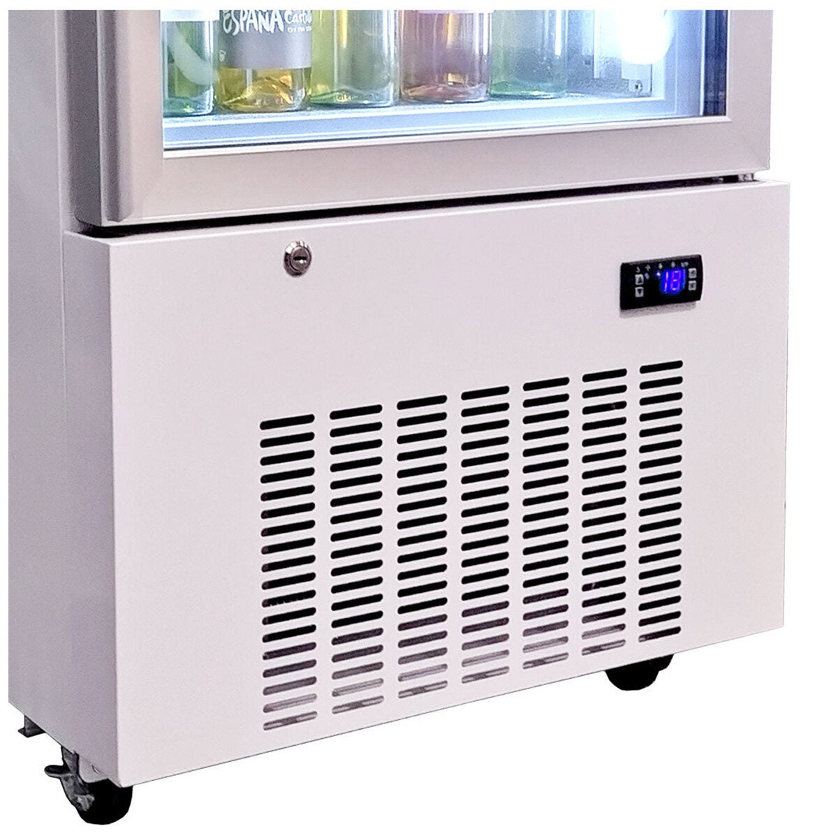 Schmick 389L Glass Door Beverage Refrigerator - White, Single Zone, 9 Star Rating - HUS-C5