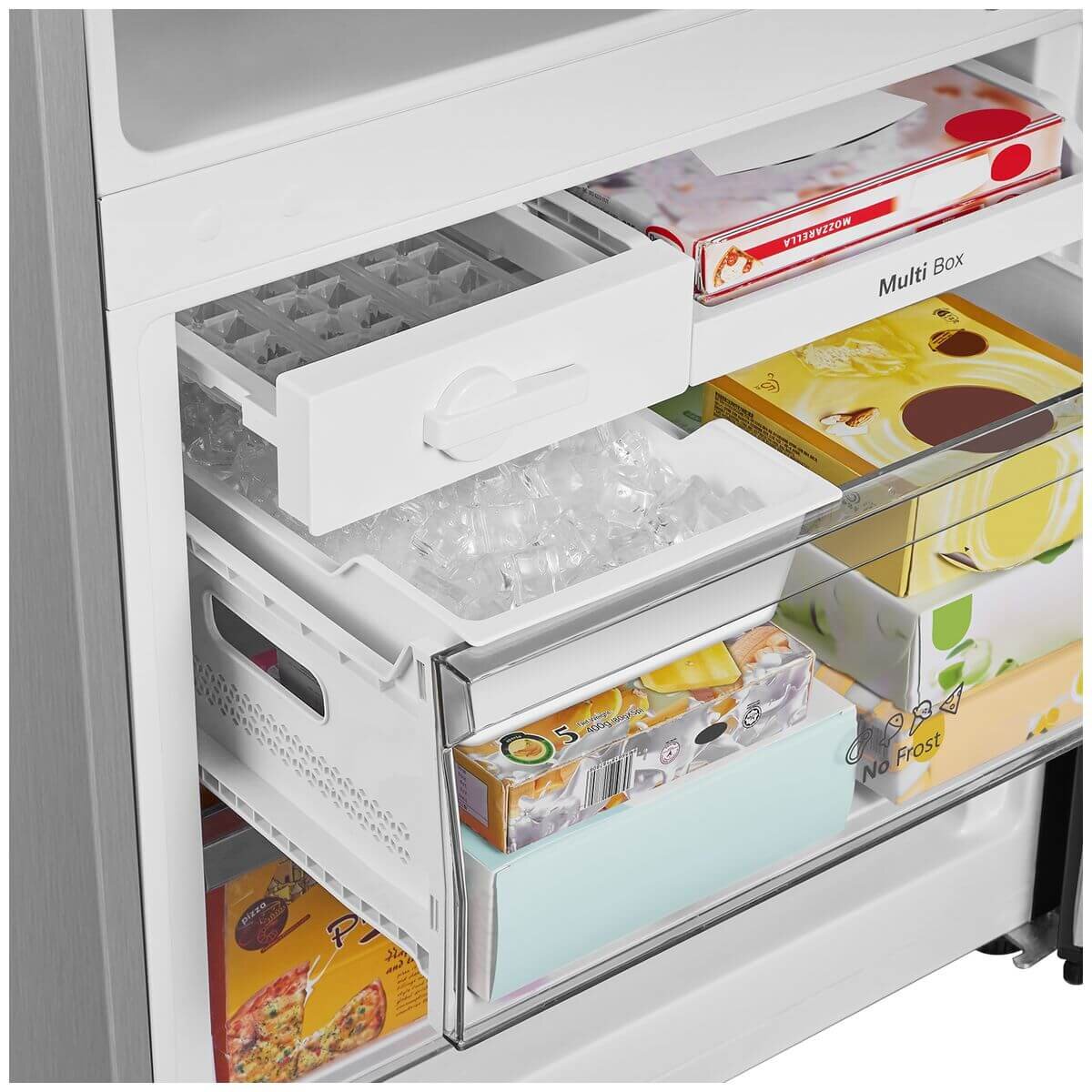 Hisense 415L Bottom Mount Fridge - Non-Plumbed Water Dispenser, Stainless Steel, 5 Star Energy - HRBM419SW