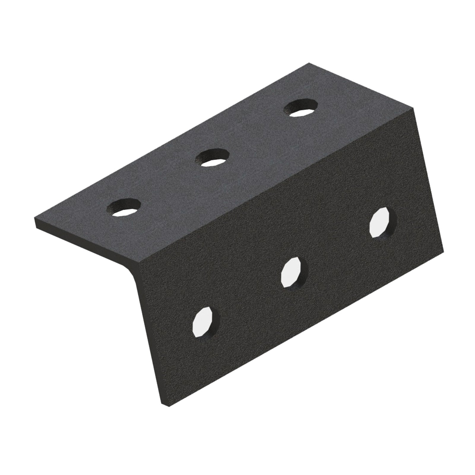 Dunnings Structural Angle Bracket 65 x 65 x 5 x 140mm M12 Galvanised Steel