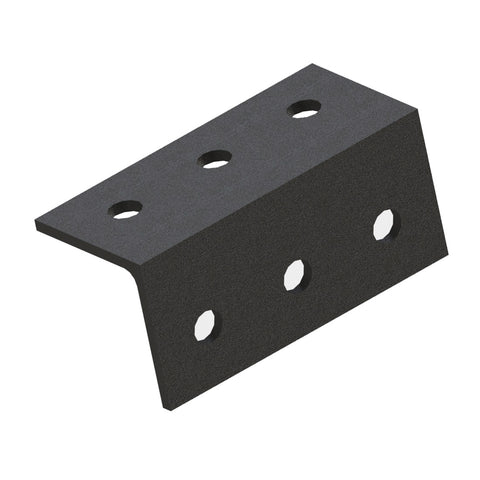 Dunnings Structural Angle Bracket 65 x 65 x 5 x 140mm M12 Galvanised Steel