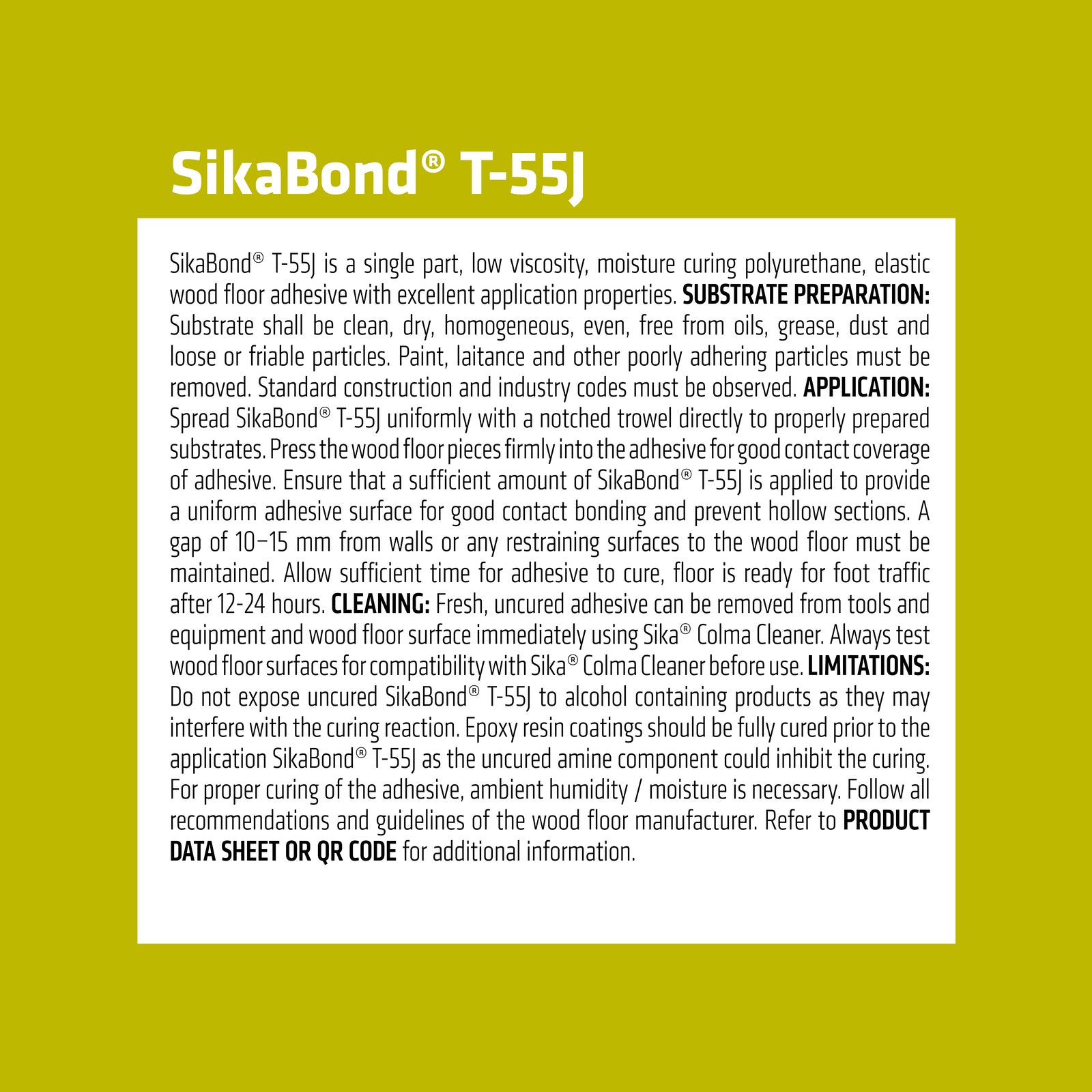 Sika SikaBond 600ml Polyurethane Timber Flooring Adhesive, Elastic & Sandable, Indoor