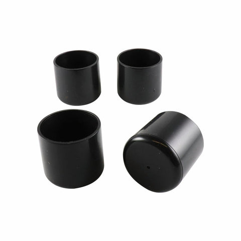 Surface Gard 32mm Black Round Plastic Chair Tips 4 Pack - Floor Protection - SuperSaverAU - view 1