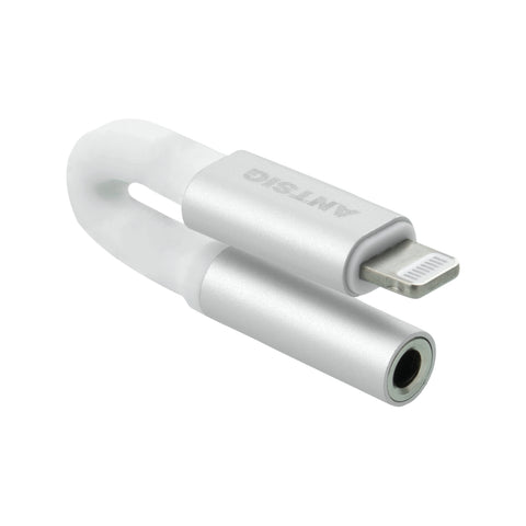 Antsig Silicone Lightning Male to 3.5mm Aux Female Audio Adaptor
