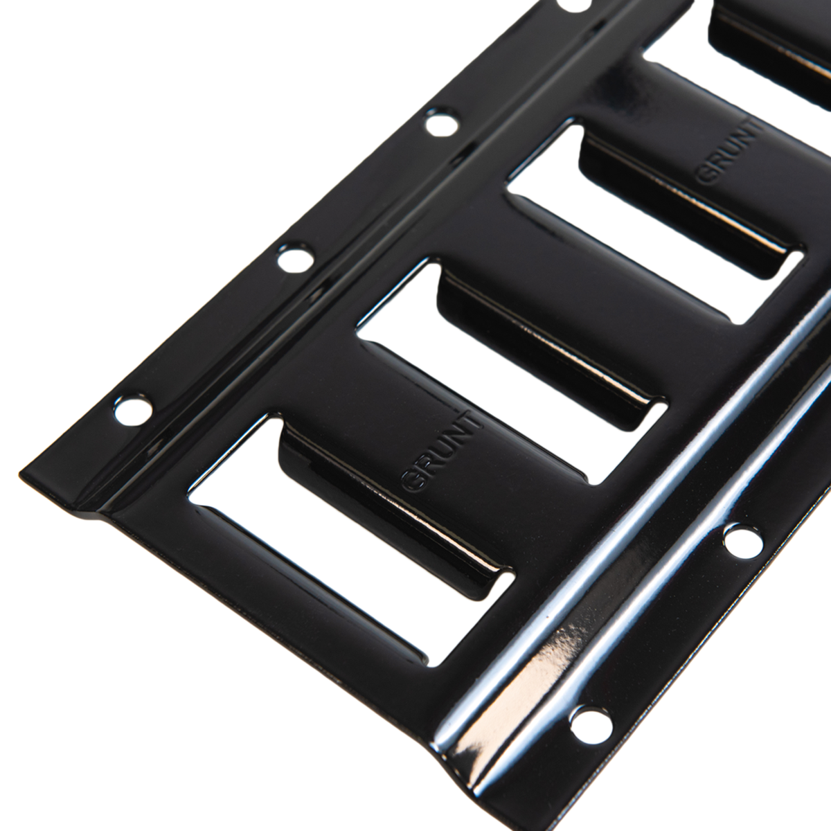 Grunt E Track Horizontal 60cm - Black - Galvanised Steel - Cargo Securing Solution - SuperSaverAU - view 3