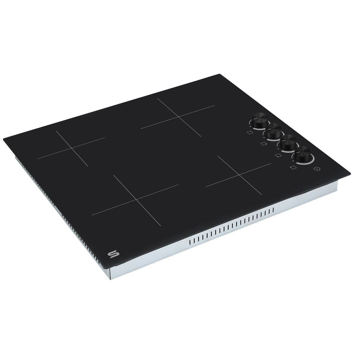 Seiki 60cm ceramic cooktop - 4 zones, 15 power levels, residual heat indicator, black - SC-6000AUECT