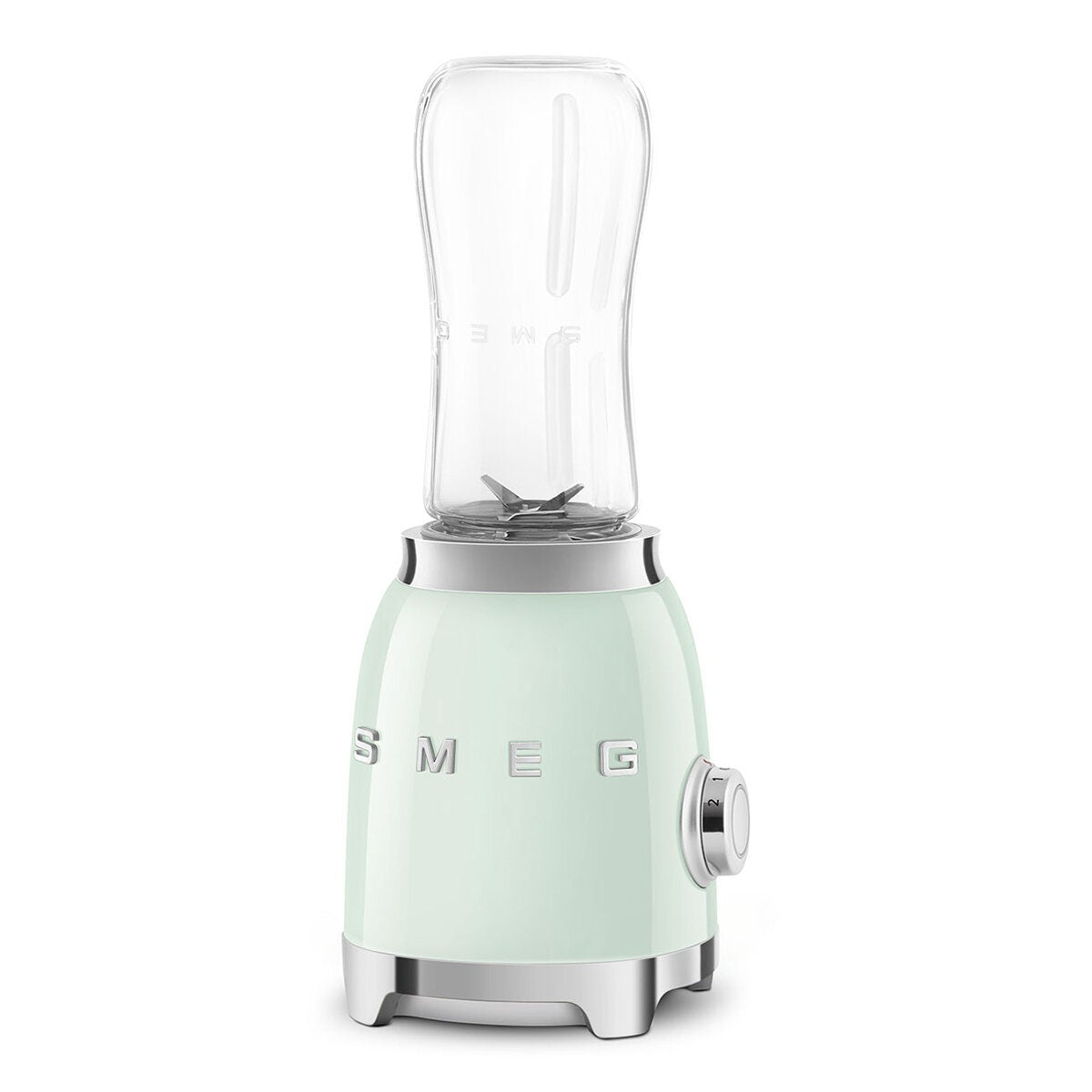Smeg 50s Style Mini Personal Blender - Pastel Green - 300W, 2 x 600ml Tritan Renew Bottles - PBF01PGAU
