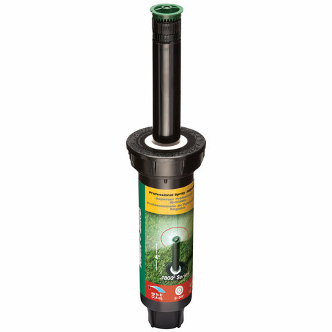 Rain Bird 1800 Series 100mm 2.4m Adjustable Pop-Up Sprinkler
