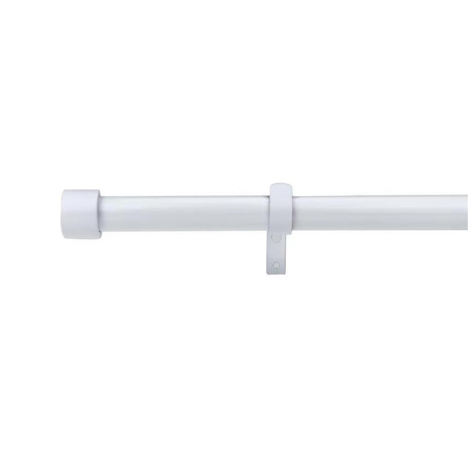 Pillar 16/25mm White Adjustable Universal Brackets - Powdercoated Steel