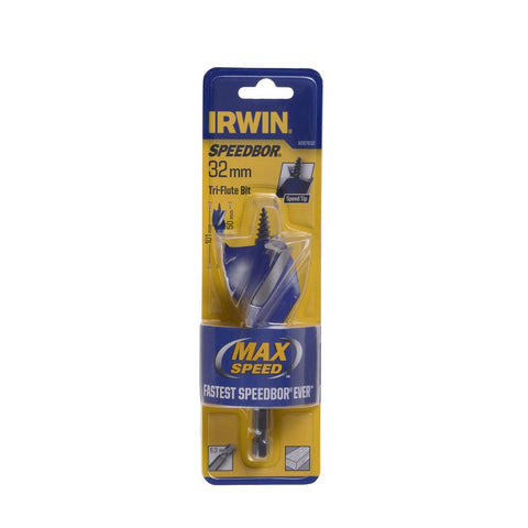 Irwin 32 x 101mm Speedbor Max Tri-Flute Bit