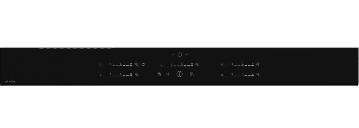 Beko 90cm Induction Cooktop - Black Ceramic Glass, 5 Zones, IndyFlex Zone, Touch Controls - BCT901IGN