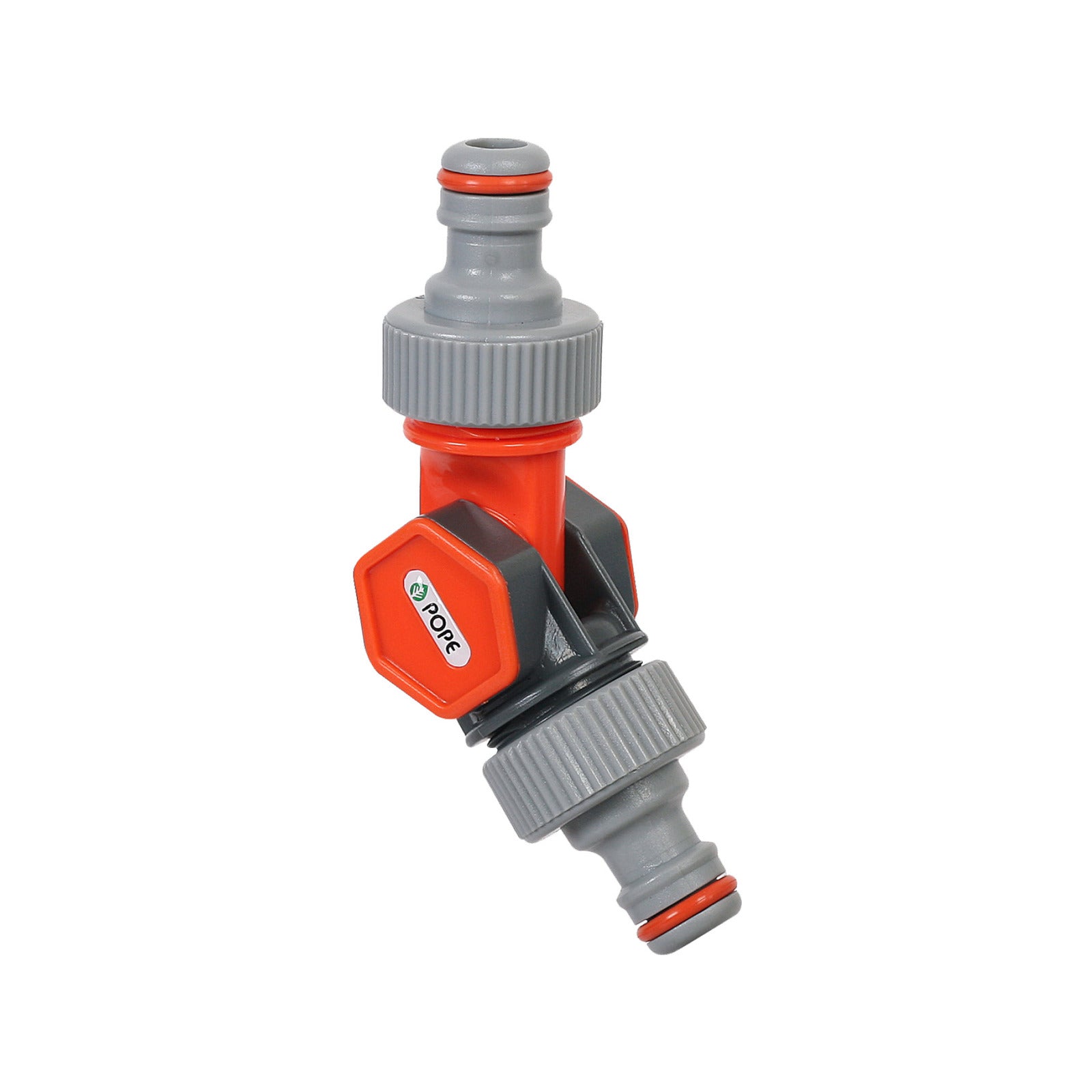 Pope 12mm Swivel 2 Way Hose Coupler - ABS Plastic, Anti-Kink
