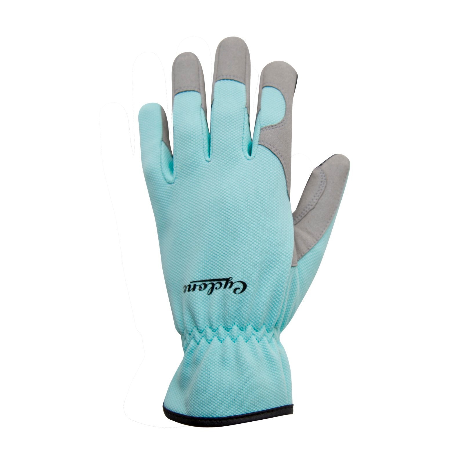 Cyclone Flexitec Teal Garden Gloves Medium Synthetic Leather Abrasion Resistant