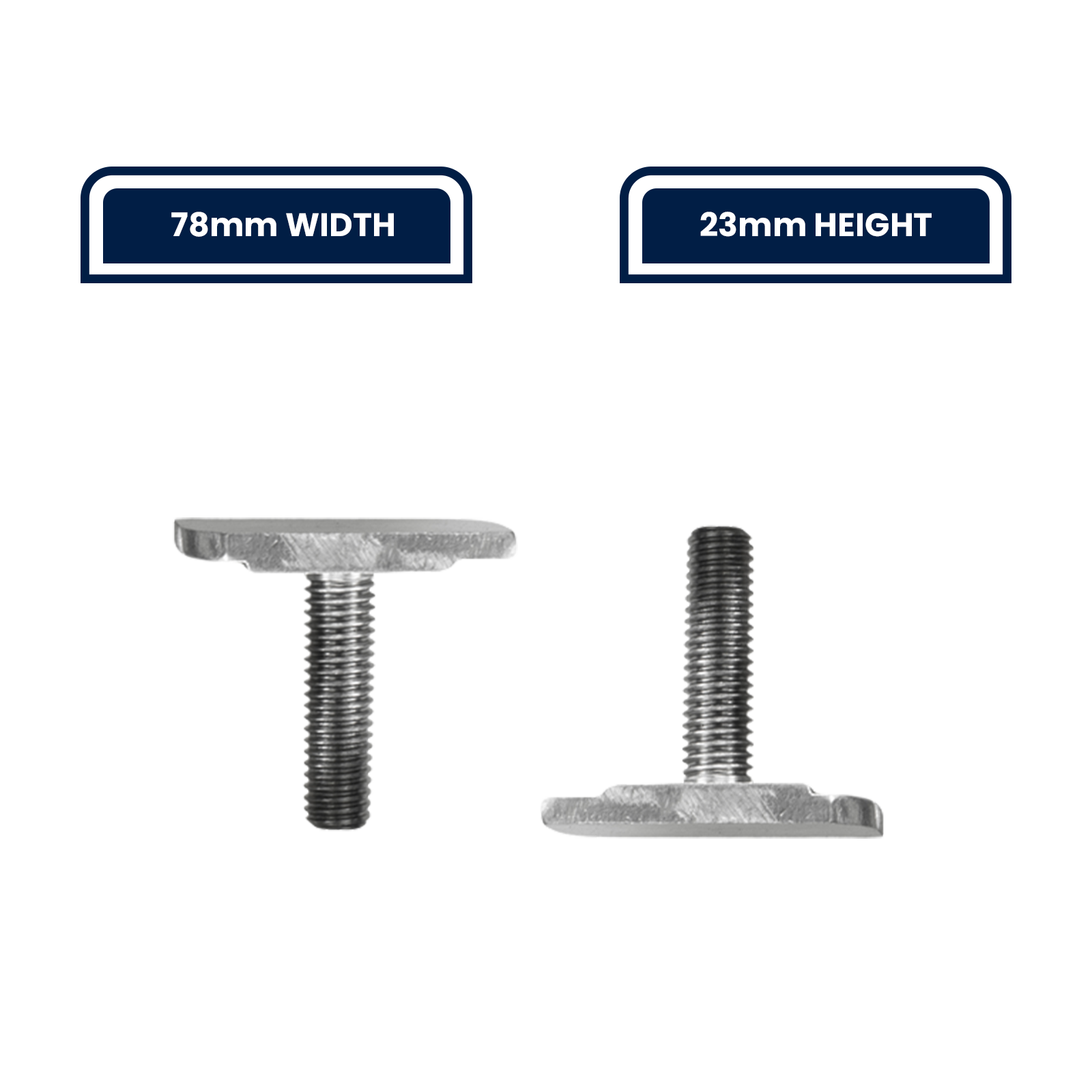 Grunt T-Slot Drop and Turn Bolt and Nut Set Universal - 4 Pack