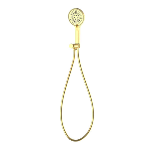Mondella Resonance Brushed Brass 5 Function Hand Shower Set, ABS, 9L/min WELS 3 Star