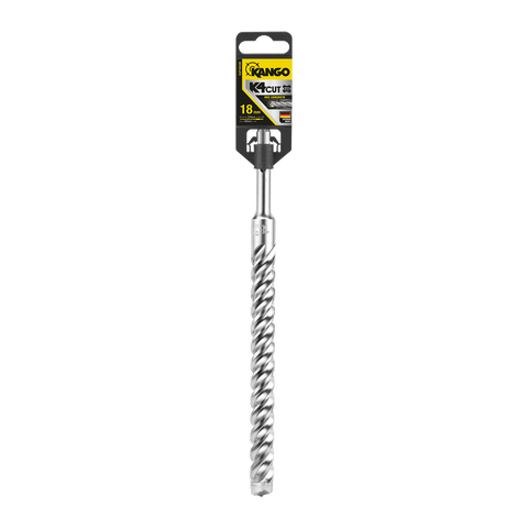 Kango 18mm x 250mm K4 SDS Plus Drill Bit for Concrete & Masonry, 200mm Drilling Depth