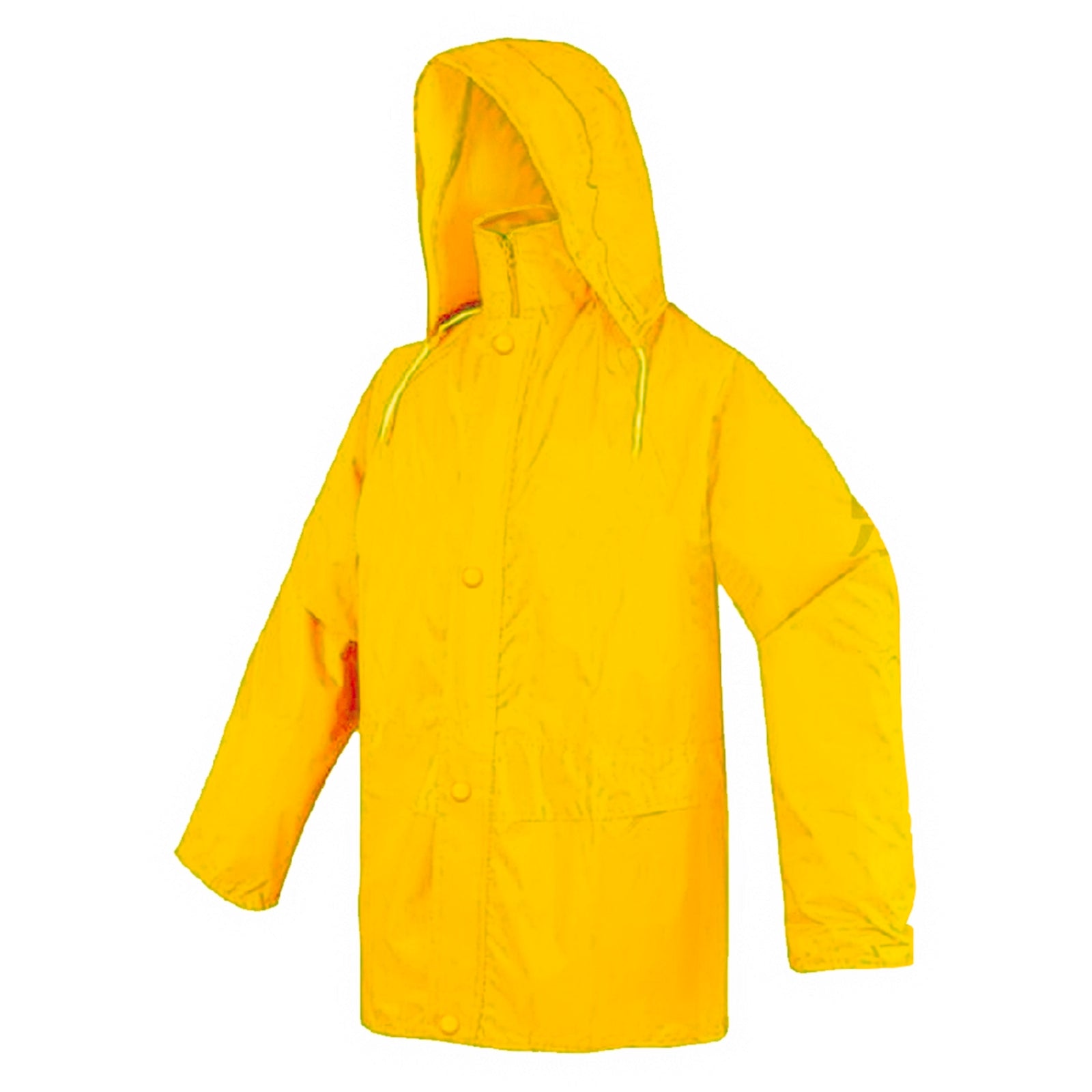 Gripwell XL Yellow PVC Wet Weather Raincoat with Hood