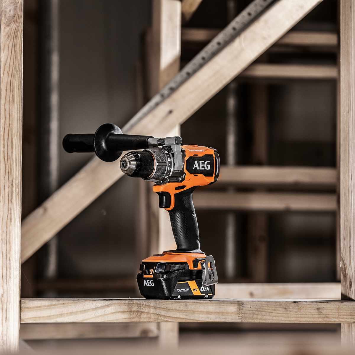 AEG 18V Fusion Hammer Drill Skin Only - 141Nm Torque - Compact Design - SuperSaverAU - view 4