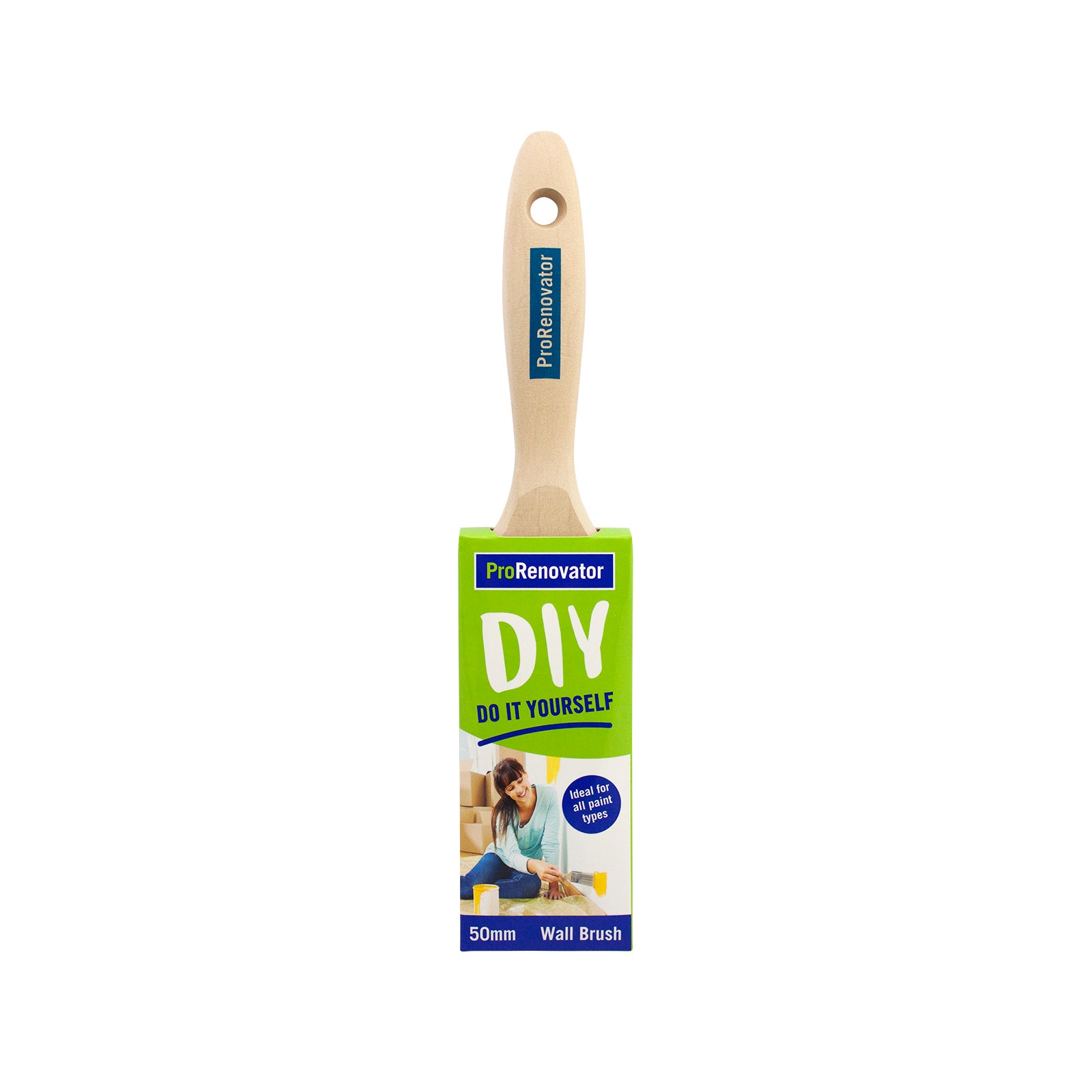 Pro Renovator 50mm Synthetic Filament Wall Paint Brush