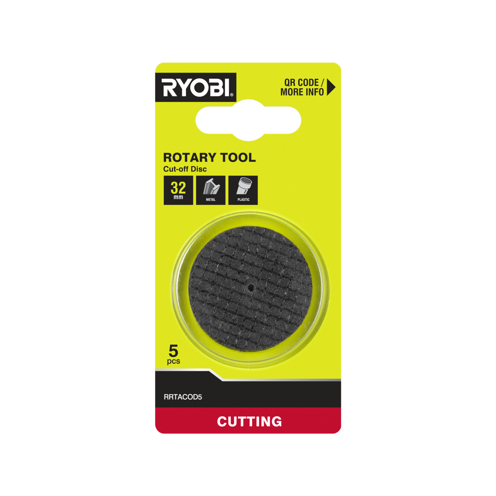 Ryobi 32mm Cutting Disc for Rotary Tools - 5 Pack