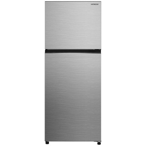 Hitachi 374L Top Mount Fridge - Elegant Inox Silver - Dual Sense Surround Cooling - 5 Star - HRTN6408SXAU