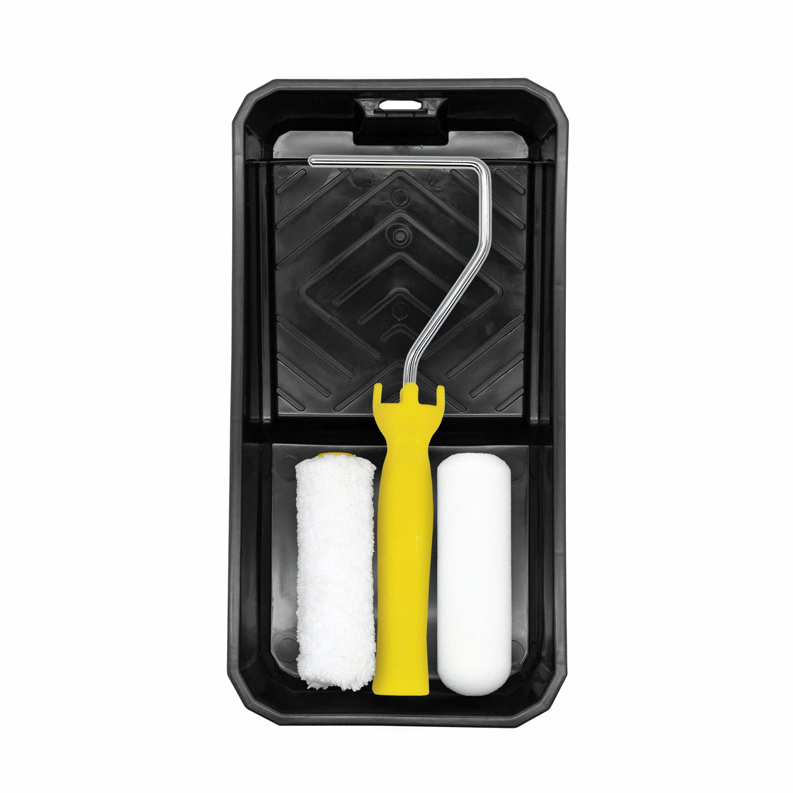 Uni-Pro 100mm Mini Roller Kit 9mm Nap, Gloss and Low Sheen, 4 Piece