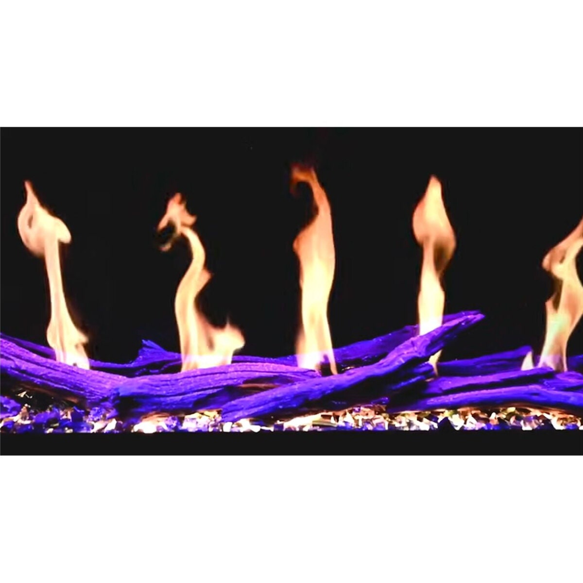 Modern Flames Orion 30" Slim Heliovision Built-In Electric Fireplace - 10A Plug and Lead, Black - OR30-SLIM-AU