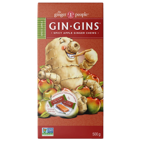 Gin Gins Spicy Apple Ginger Chew 500g