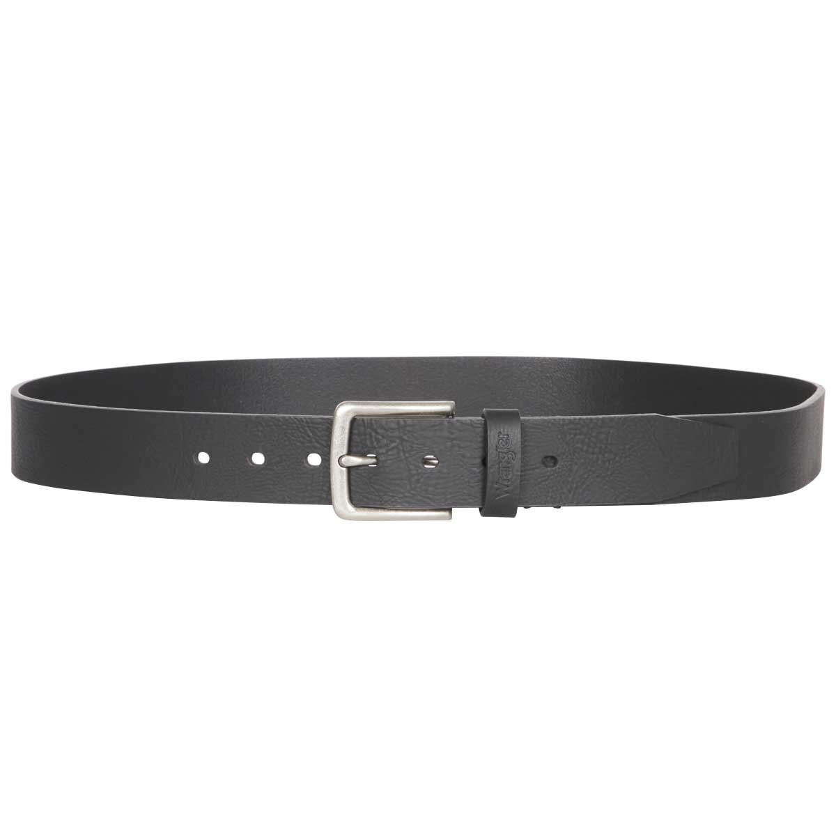 Wrangler Men's Leather Belt Black - SuperSaverAU - view 1