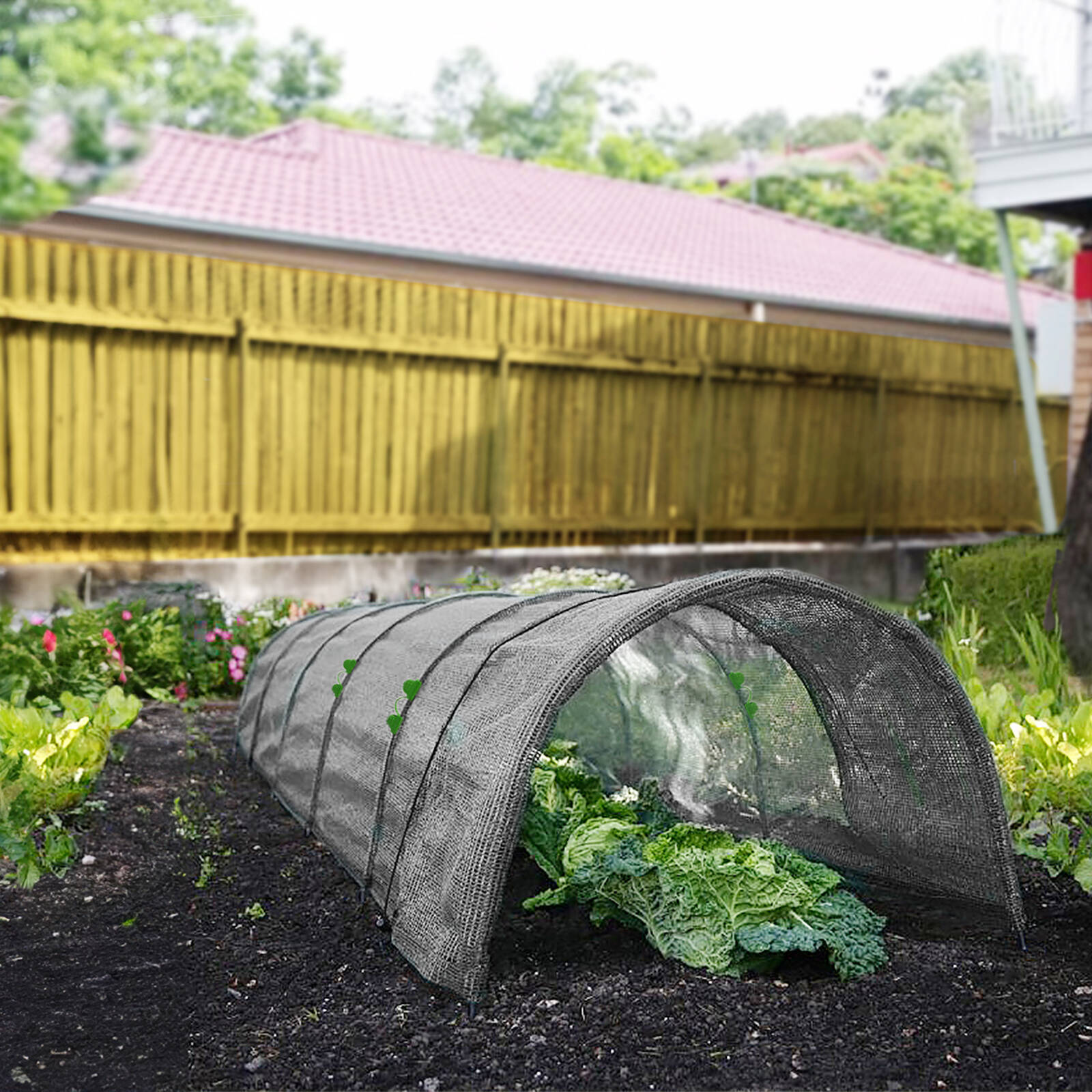 Jack Greenhouse Group Shade Grow Tunnel - Garden Plant Cover