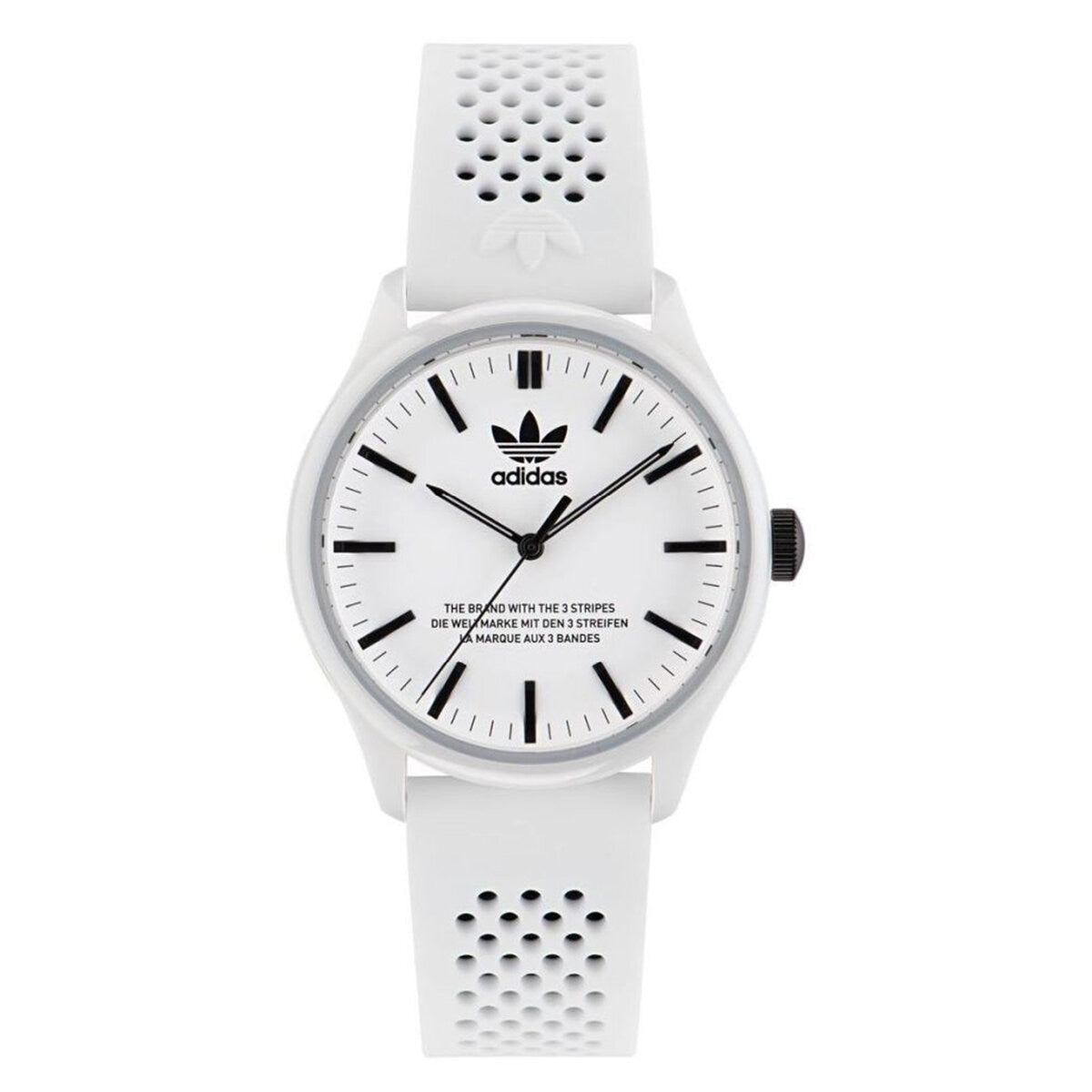 Adidas Originals Code One White Dial Silicone Strap Watch AOSY23030 - SuperSaverAU - view 1