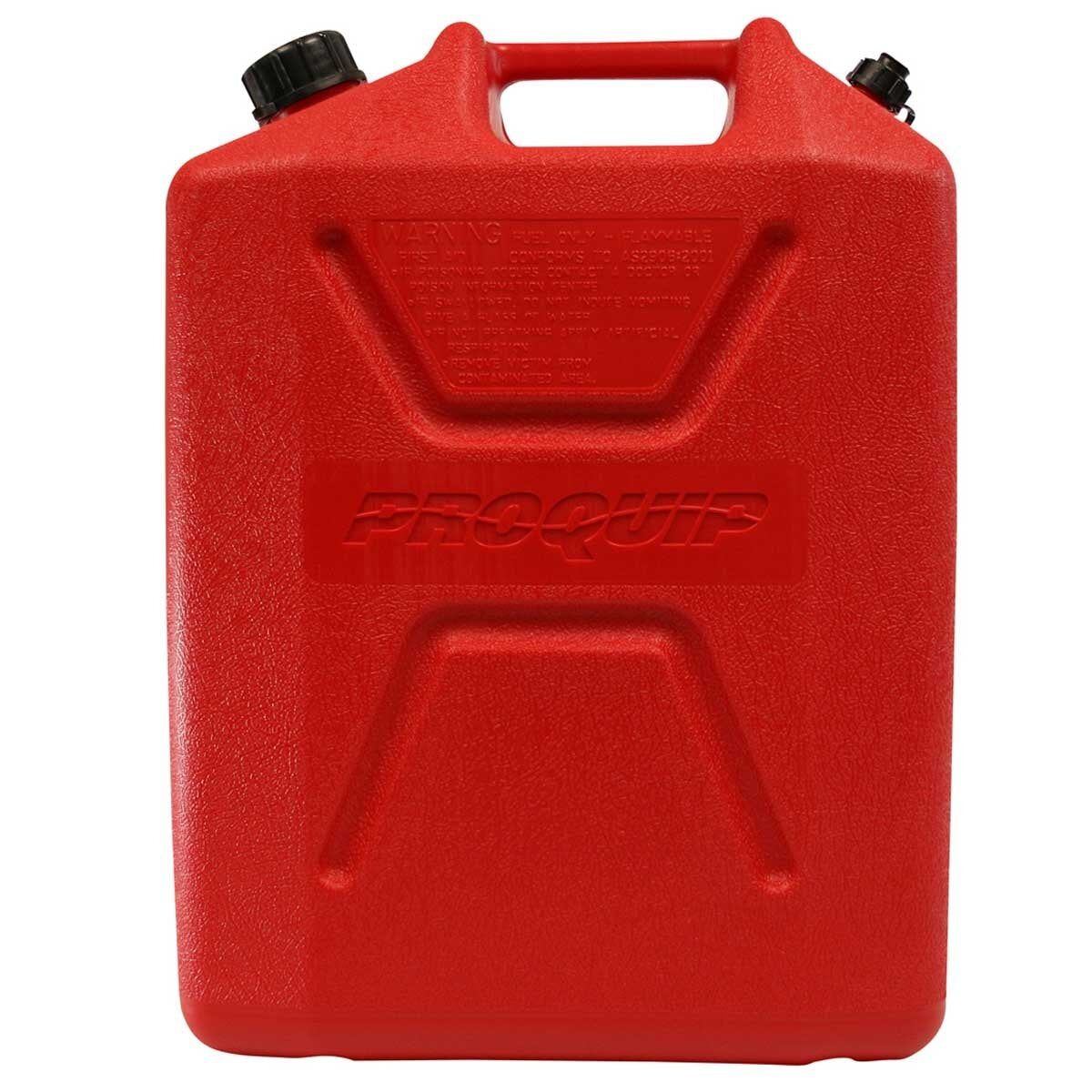 Pro Quip Fast Pour Plastic Fuel Can 20L Unleaded Red - SuperSaverAU - view 1