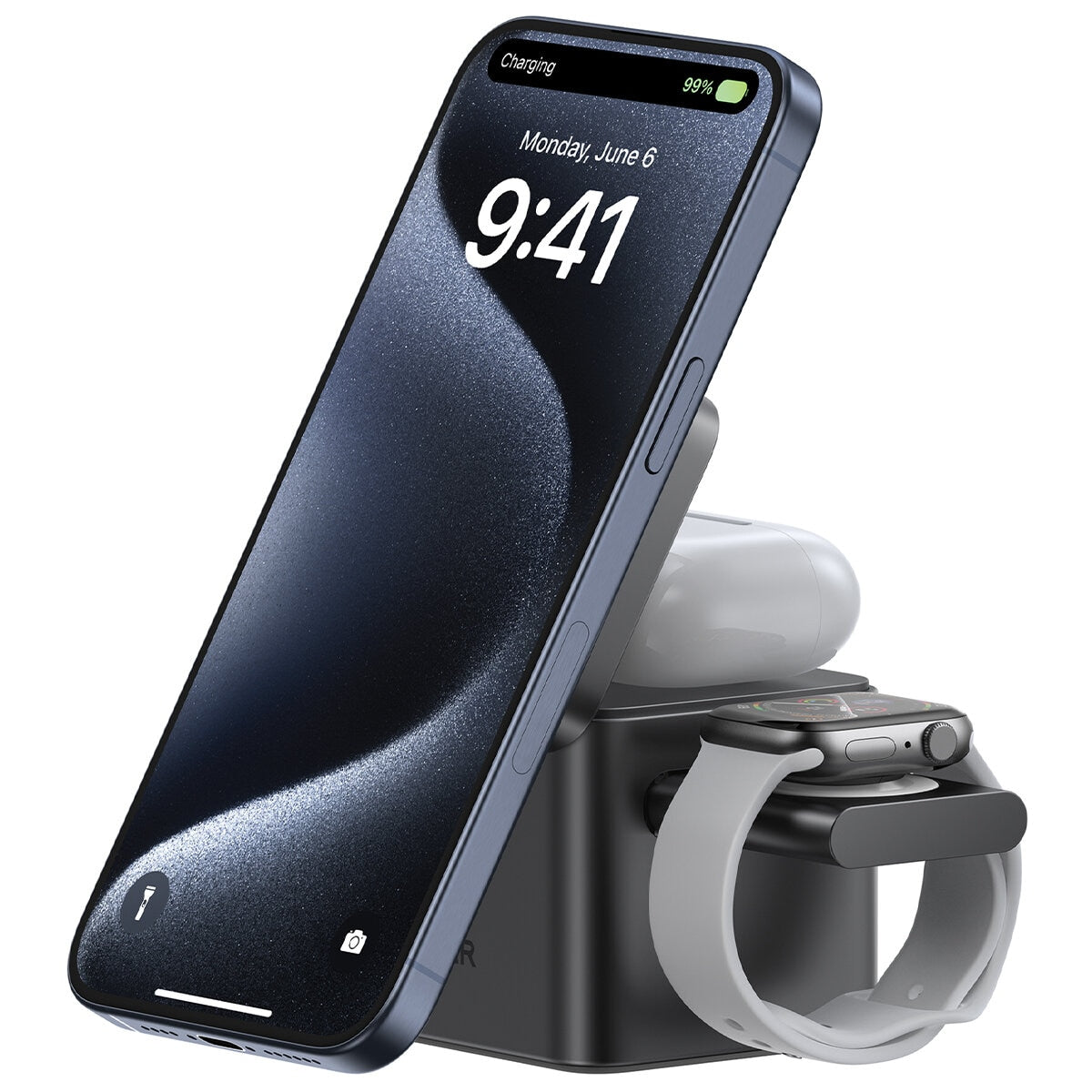 Anker Wireless Charging Cube B25M5T11 with MagSafe | Power 1, 15 Watt - SuperSaverAU - view 1