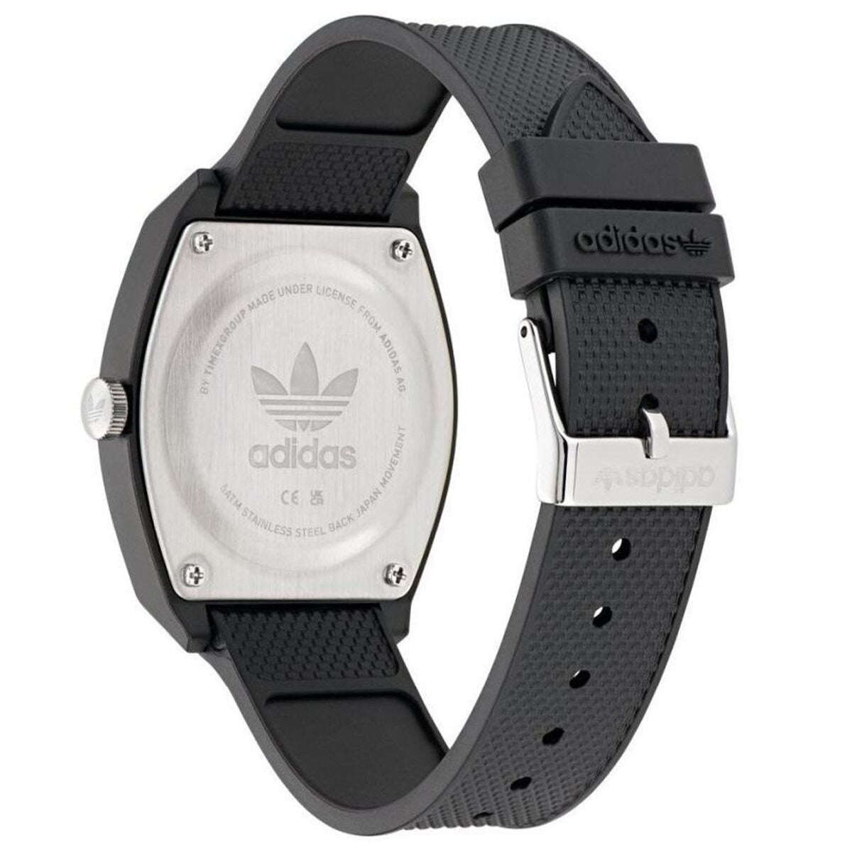 Adidas Originals Project Two Black Resin Strap Analogue Watch AOST23551 - SuperSaverAU - view 3
