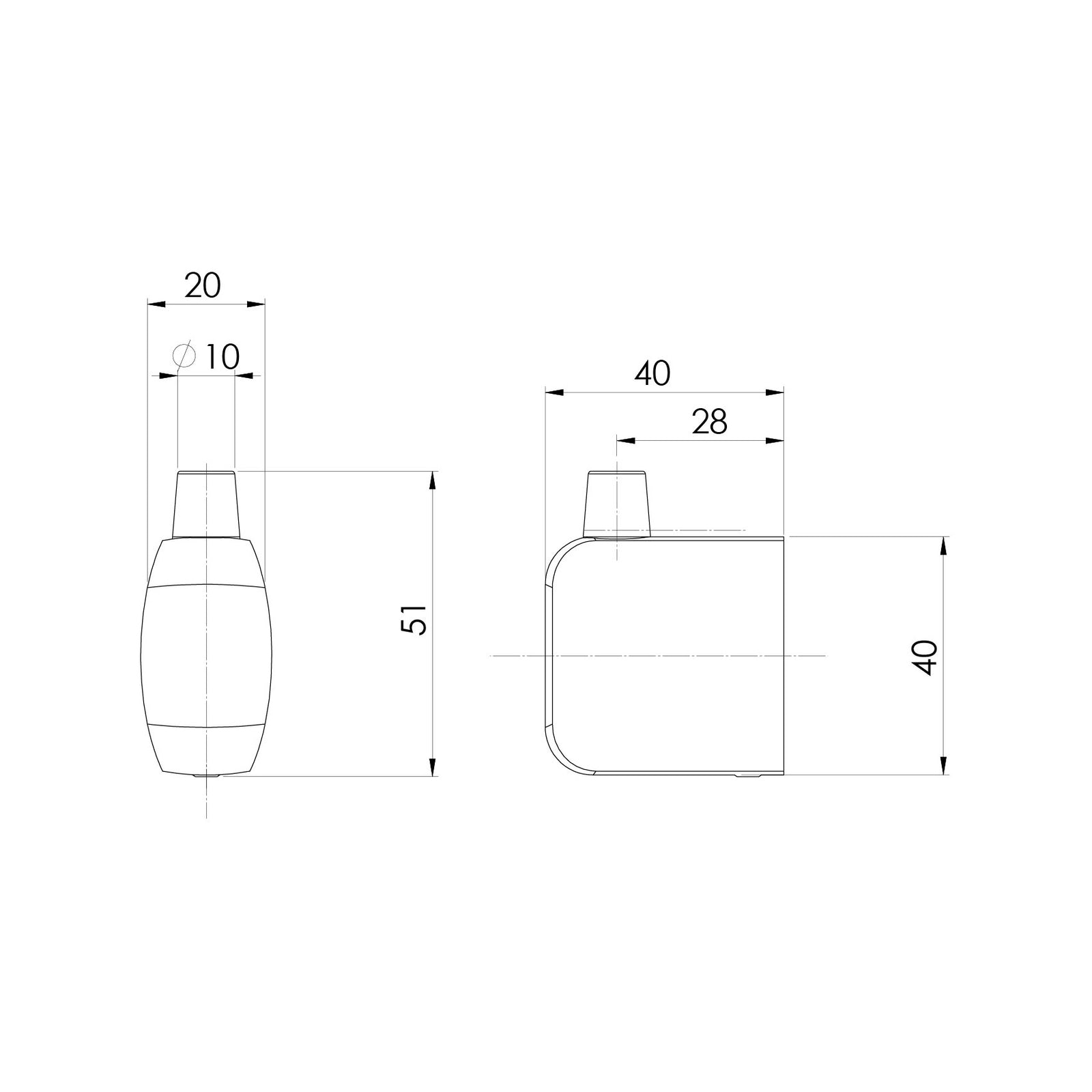 Phoenix Tapware Chrome Aplo Robe Hook