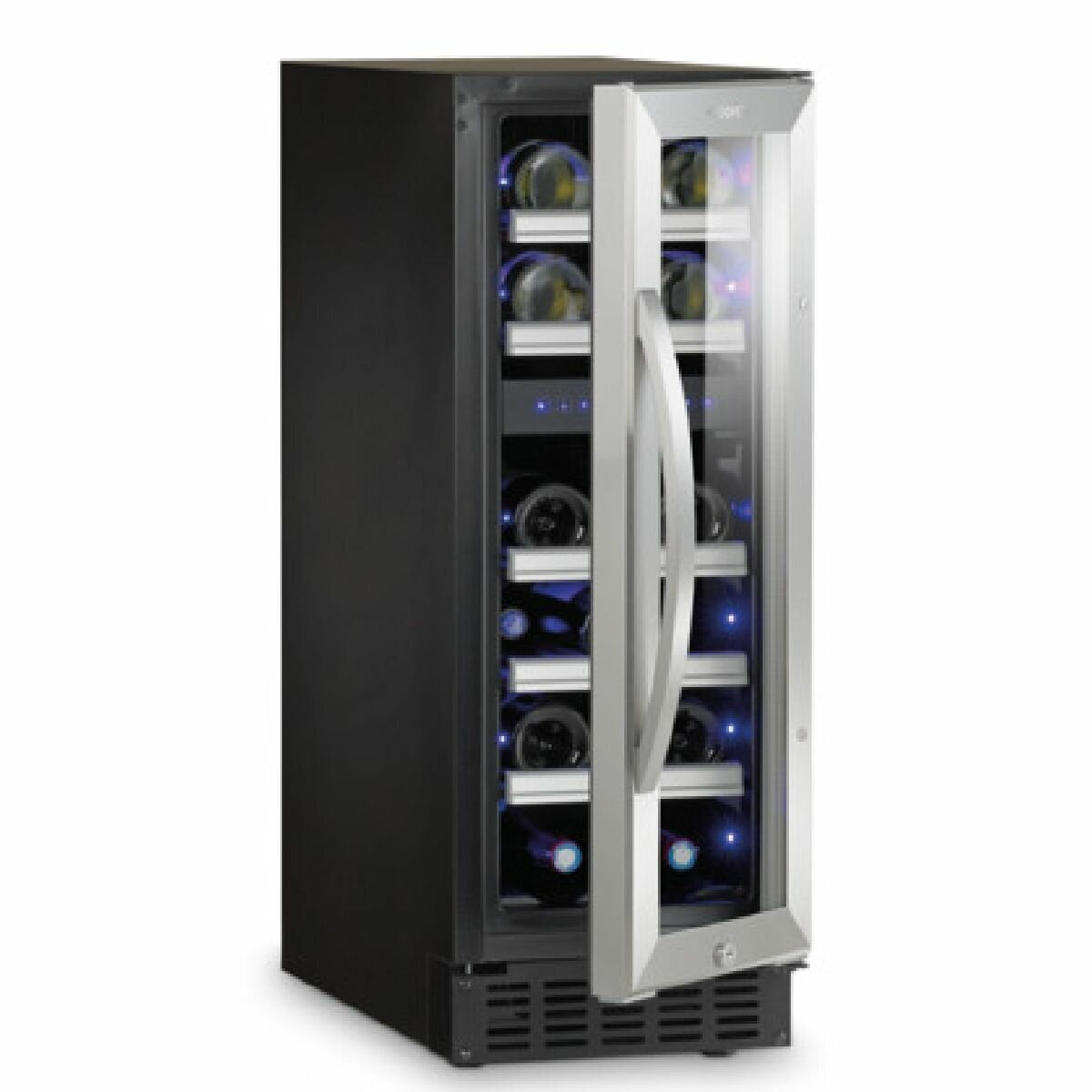 Dometic 17 Bottle Dual Zone Wine Cabinet - Stainless Steel Finish - UV Glass Door - S17G