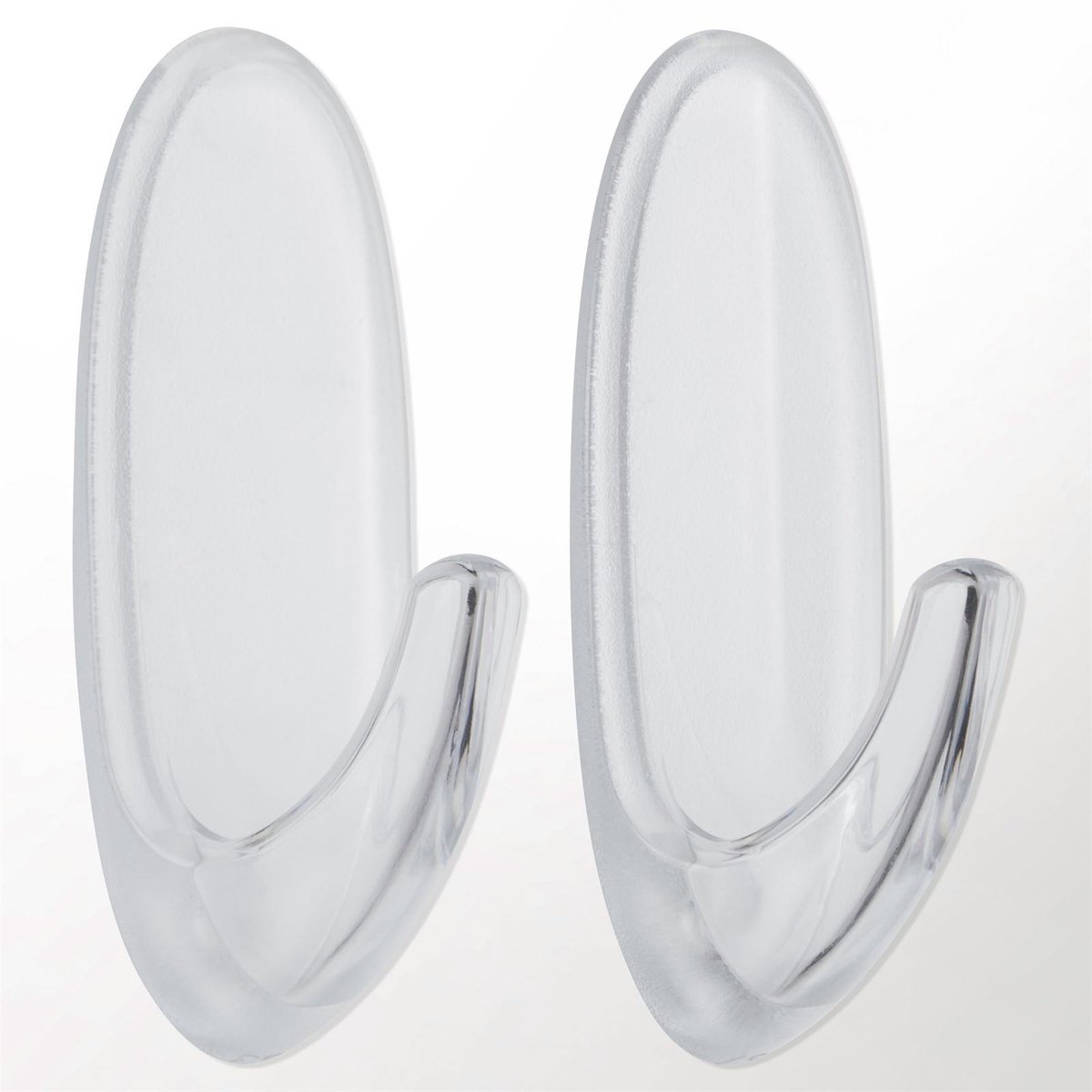 Command Small Clear Hooks - 2 Pack - Plastic - Damage-Free Hanging - SuperSaverAU - view 3