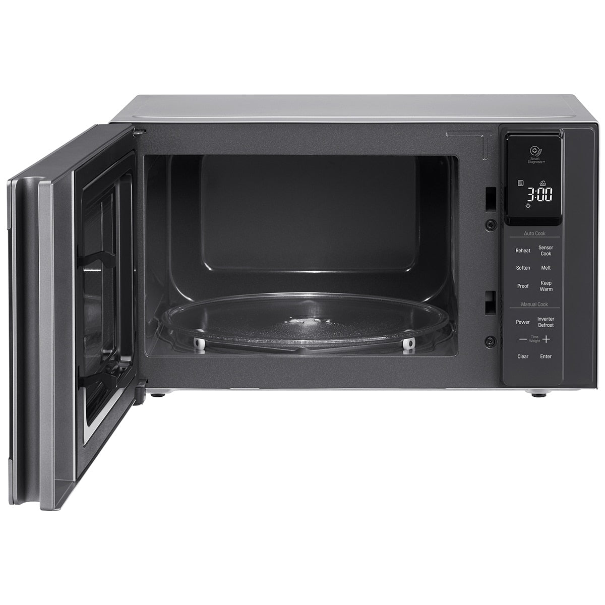 LG Stainless Steel Smart Inverter Microwave Oven 42L MS4296OSS - SuperSaverAU - view 4