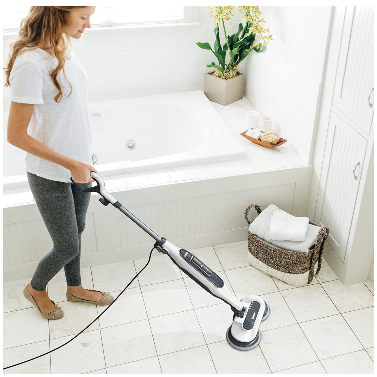 Shark Steam and Scrub Mop S7001ANZ - Deep Clean Floors with Dual Action Scrubbing Power - SuperSaverAU - view 7