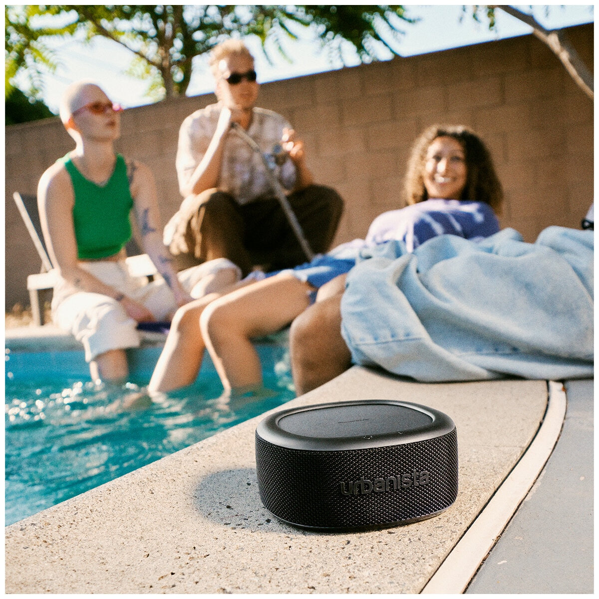 Urbanista Malibu Speaker Midnight Black IP67 Dust & Waterproof - SuperSaverAU - view 1